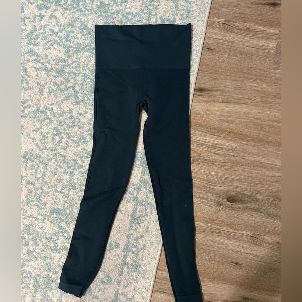 Teal/Green SPANX seamless leggings size Small